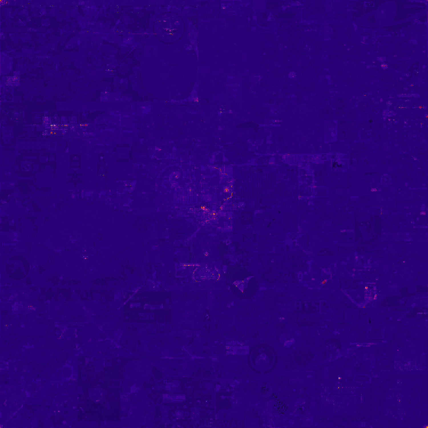 Canvas 3 - pixel heat map